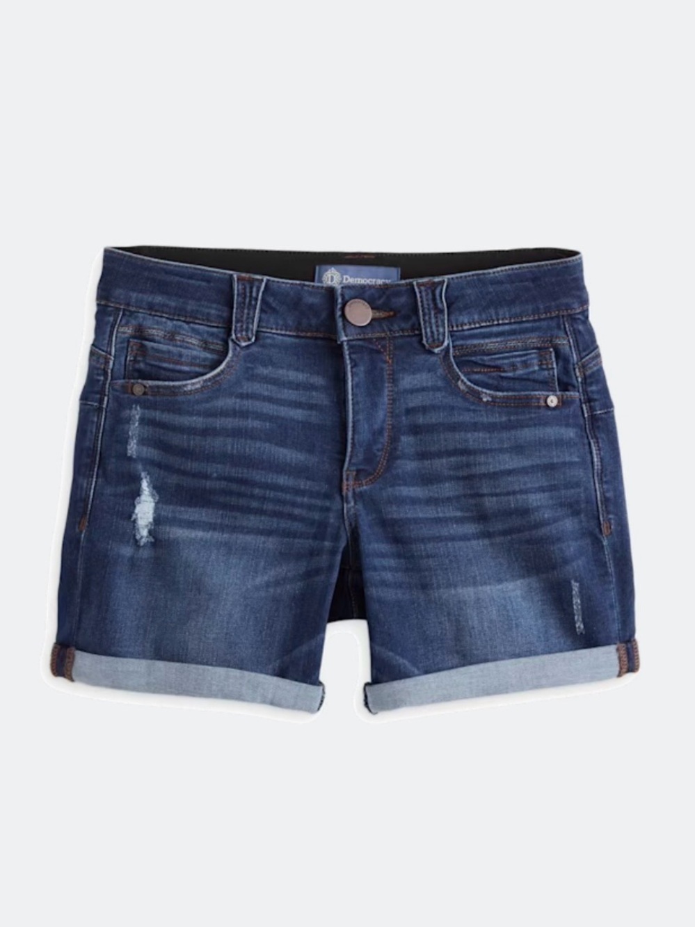 Democracy Nicola Ab Solution Cuffed Denim Shorts